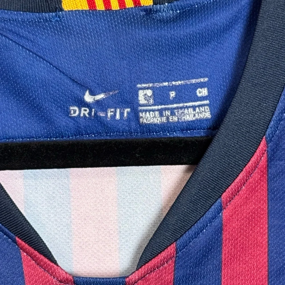 Nike FC Barcelona 2018/19 Home Jersey - Authentic Dri-Fit - Size Small